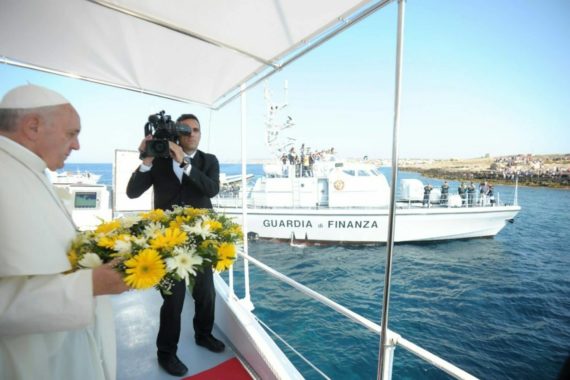 Il Papa a Lampedusa